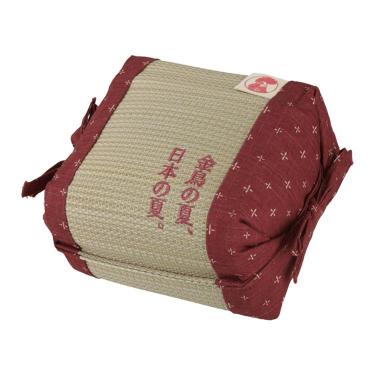 日本のい草 さいころ枕 朱【ロフト限定】