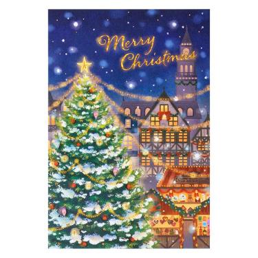 クリスマスカード クリスマスマーケット