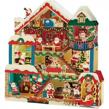 クリスマスポップアップカード サンタドールハウス