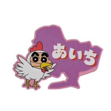 ご当地キャラクターステッカー クレヨンしんちゃん 愛知 名古屋コーチン