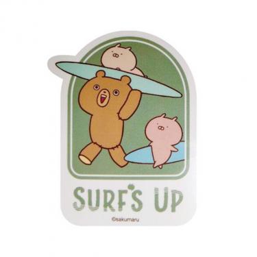 キャラクターステッカー サーフィン うさまる SURF’S UP