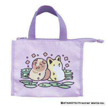 ランチバッグ タヌキとキツネ まんぷく