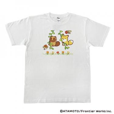 Tシャツ アスレチック タヌキとキツネ