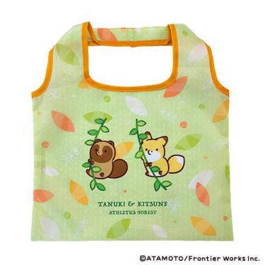 ショッピングバッグS アスレチック タヌキとキツネ