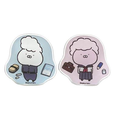 回転式クリアクリップセット うさまるスクールデイズ Bパターン