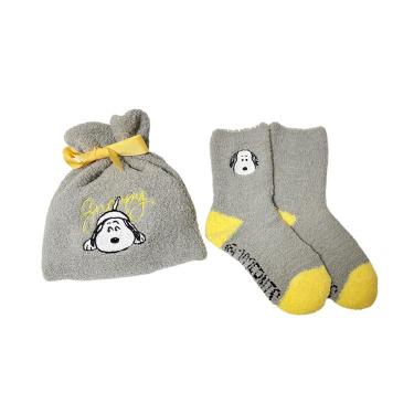 もこもこ靴下IN巾着 ピーナッツ スヌーピー