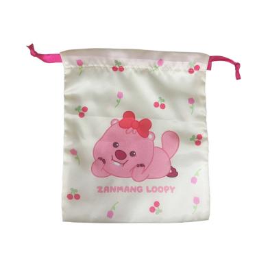 リボン巾着 じゃんまんるぴー さくらんぼ