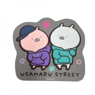 アウトドアステッカー うさまるストリート ペア