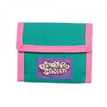 三つ折り財布 うさまるストリート グリーン