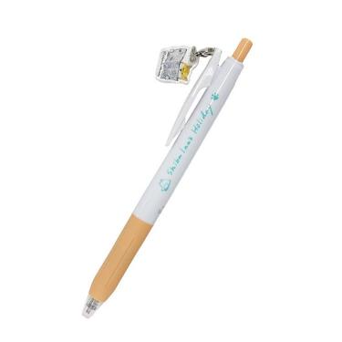 サラサクリップ ボールペン 0.5mm ゲルインク チャーム付き 村田夏佳 しばいぬの休日 新聞【ロフト限定】