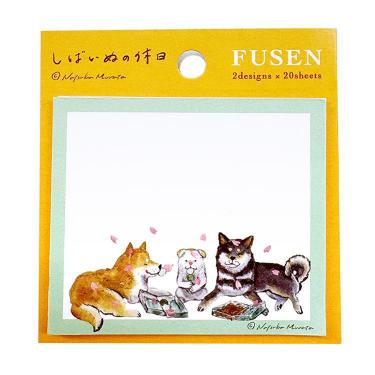 付箋 村田夏佳 しばいぬの休日 スクエア【ロフト限定】