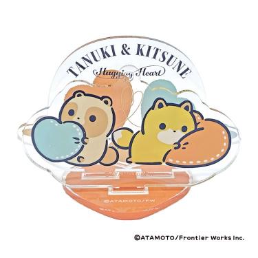 タヌキとキツネ アクリルスタンド オレンジ