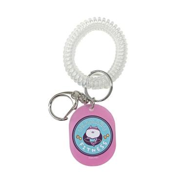 キーホルダー うさまるフィットネス フープ