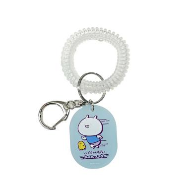 キーホルダー うさまるフィットネス ラン