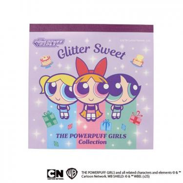 スクエアメモ パワーパフガールズ パープル