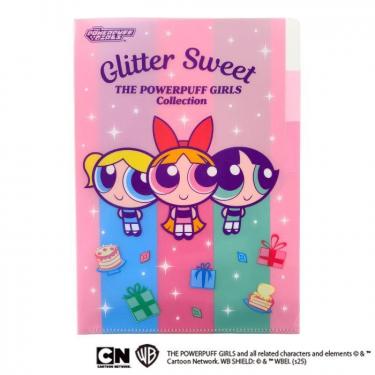 3Pクリアファイル A5 パワーパフガールズ ピンク