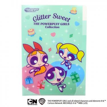 3Pクリアファイル A5 パワーパフガールズ グリーン(グリーン