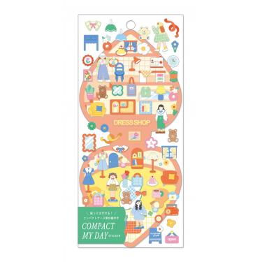 コンパクトマイデイステッカー ドレスショップ