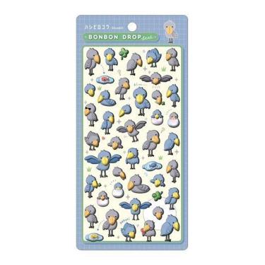 ボンボンドロップシール アニマル ハシビロコウ