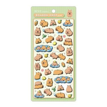 ボンボンドロップシール アニマル カピバラ