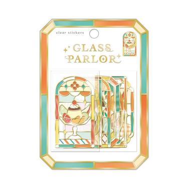 グラスパーラーステッカー プリンアラモード