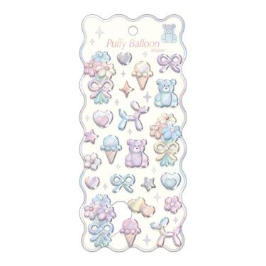 パフィーバルーンステッカー パステル