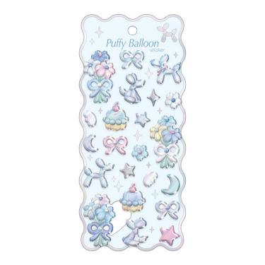 パフィーバルーンステッカー ブルー