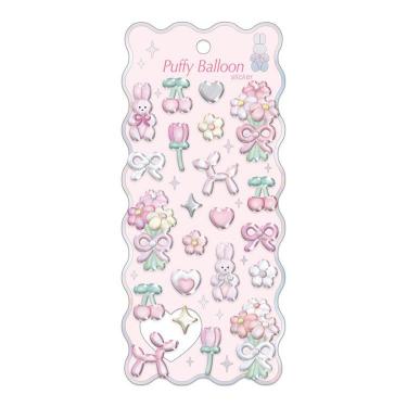 パフィーバルーンステッカー ピンク