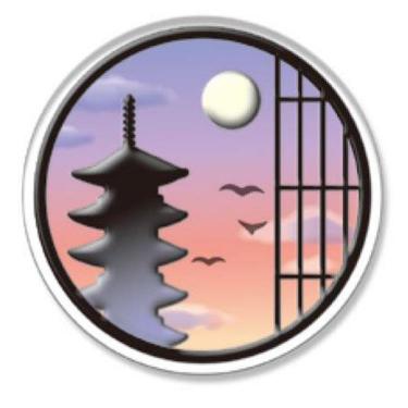 ボンボンドロップマグネット 和柄 五重塔