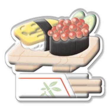 ボンボンドロップマグネット 和柄 お寿司