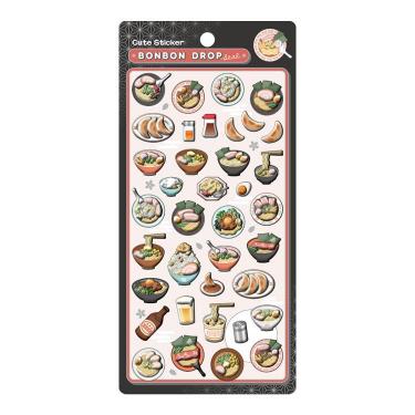 ボンボンドロップシール 和柄 ラーメン