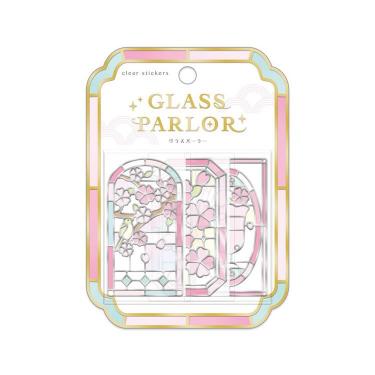 グラスパーラーステッカー 和柄  桜