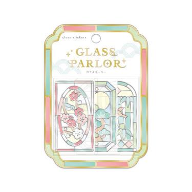 グラスパーラーステッカー 和柄  松竹梅