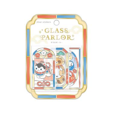 グラスパーラーステッカー 和柄  縁起物 2