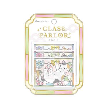 グラスパーラー ワイド 和柄 和猫