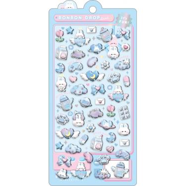 ボンボンドロップシール みずいろ