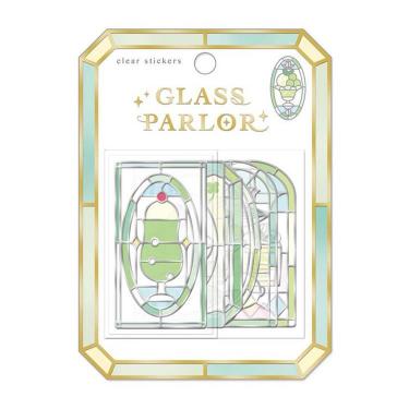 グラスパーラーステッカー メロンソーダ