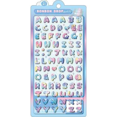 ボンボンドロップシール 文字 アルファベット