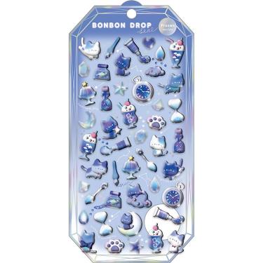 ボンボンドロップシール フローズン よるねこボンボン