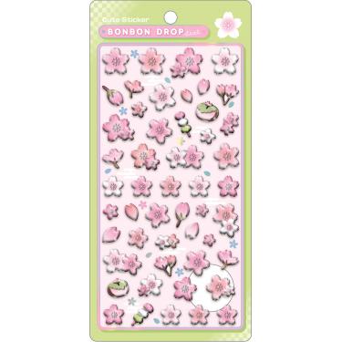 ボンボンドロップシール 和柄 桜