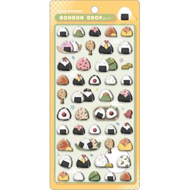 ボンボンドロップシール 和柄 おにぎり