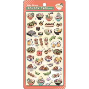 ボンボンドロップシール 和柄 日本食