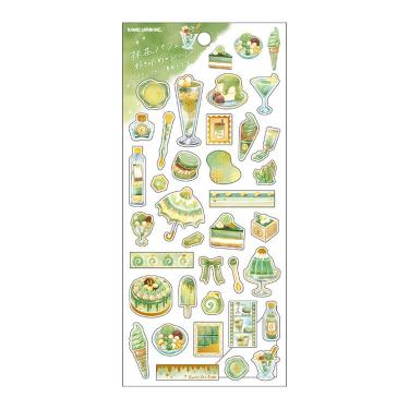 〇〇好きのためのシール 抹茶パフェ