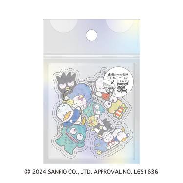 オーロラホログラムクリアフレークシール サンリオキャラクターズ はぴだんぶい