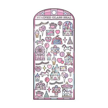 ステンドグラスシール ユメノクニグラス
