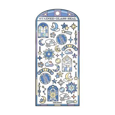 ステンドグラスシール ホシゾラグラス