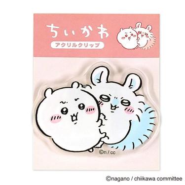 ちいかわアクリルクリップ ちいかわ&モモンガ