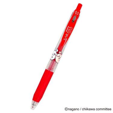 サラサクリップ 0.5mm ゲルインク ちいかわ モモンガ&古本屋 レッド