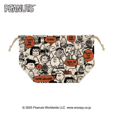 ピーナッツ・ギャング ランチ巾着 スヌーピー