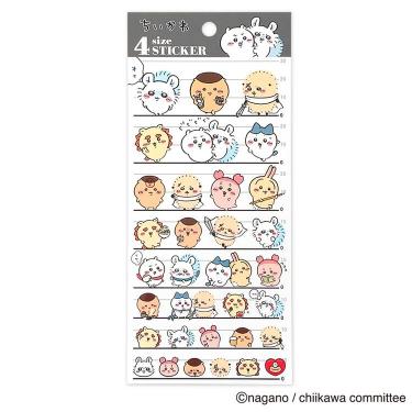 ちいかわ4サイズステッカー ミックス
